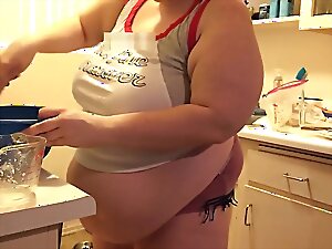 Chubby tits bounce in steamy scene